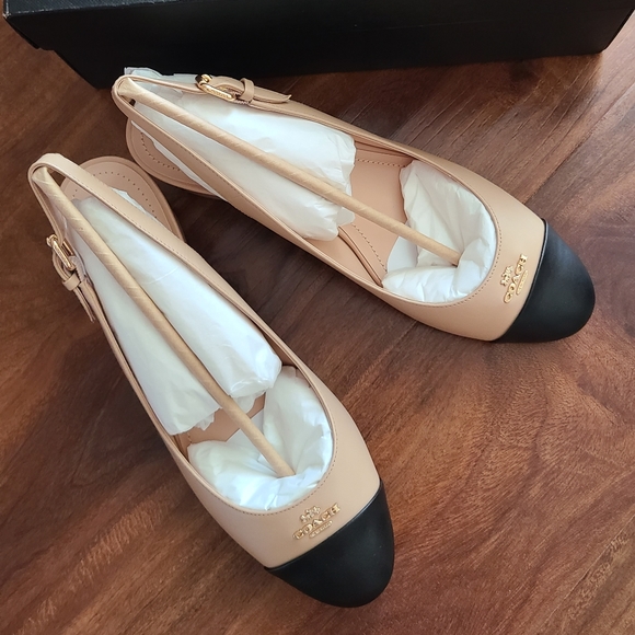 coach sling back shoes
